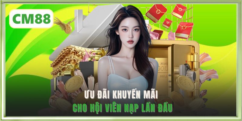 Ưu đãi khuyến mãi cho hội viên nạp lần đầu